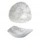 Piatto Fondo Triangolare 23.5 cm Studio Prints Kintsugi Agate Grey - per ristoranti - Imballo 12 pz