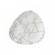 Piatto Piano Triangolare Grigio Agata 19.2 cm Churchill per ristoranti - Imballo 12 pz