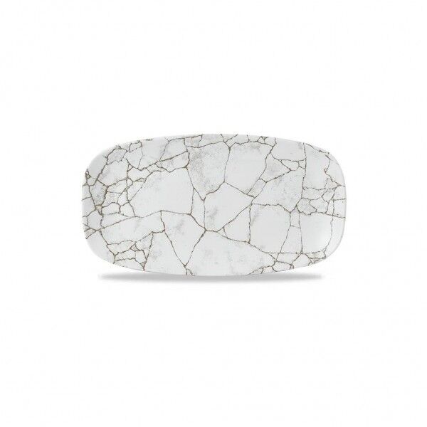 Piatto Rettangolare 29.5x15 cm Agate Grey per hotel - Imballo 12 pz