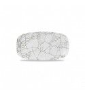 Piatto Rettangolare 29.5x15 cm Agate Grey per hotel - Imballo 12 pz