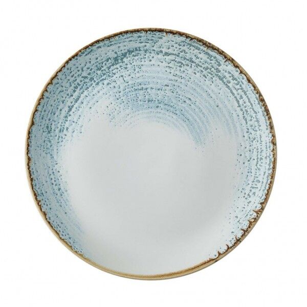 Piatto Piano Coupe 28.8 cm Aquamarine Churchill Studio Prints - per ristorazione - Imballo 12 pz