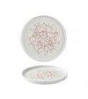 Piatto Piano Walled 26 cm Studio Prints Kintsugi Coral per ristoranti - Imballo 6 pz