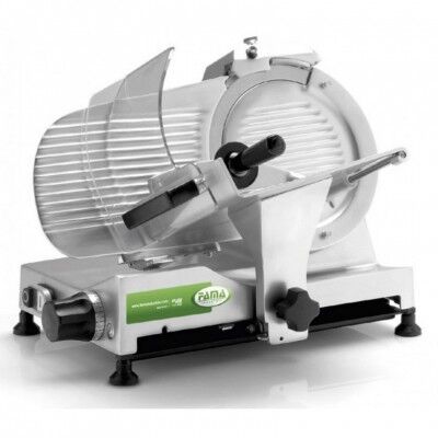 Luxury series gravity slicer with Ø 250 mm blade for professional use. - Fame industries