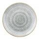 Piatto Piano Coupe 28.8 cm Studio Prints Homespun Stone Grey per ristoranti - Imballo 12 pz