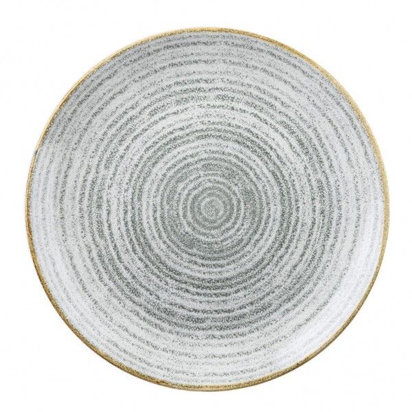 Piatto Piano Coupe 28.8 cm Studio Prints Homespun Stone Grey per ristoranti - Imballo 12 pz