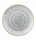 Piatto Piano Coupe 28.8 cm Studio Prints Homespun Stone Grey per ristoranti - Imballo 12 pz