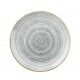 Piatto Piano Coupe 21.7 cm Studio Prints Homespun Stone Grey per ristoranti - Imballo 12 pz