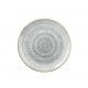 Piatto Piano Coupe 16.5 cm Studio Prints Homespun Stone Grey per ristoranti - Imballo 12 pz