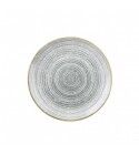 Piatto Piano Coupe 16.5 cm Studio Prints Homespun Stone Grey per ristoranti - Imballo 12 pz