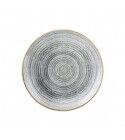 Piatto Fondo Coupe 18.2 cm Homespun Stone Grey Churchill per ristoranti - Imballo 12 pz