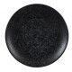 Piatto Piano Coupe Menu Shades Caldera Ash Black per hotel - Imballo 6 pz