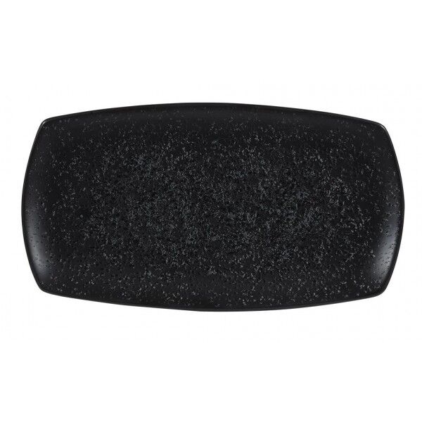 Piatto Rettangolare 36x19 cm Ash Black Menu Shades Caldera per hotel - Imballo 6 pz