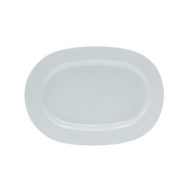 Piatto Ovale 39x28 cm Euro Costa Verde per ristoranti e hotel - Imballo 6 pz
