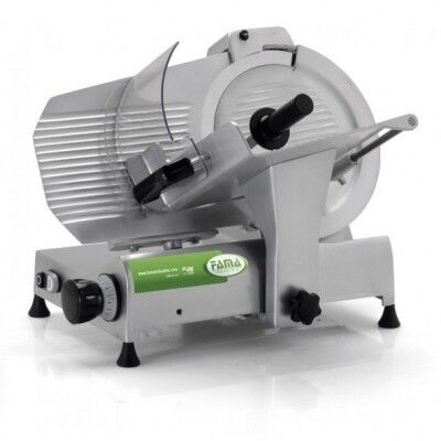 Eco series gravity slicer with Ø 300 mm blade and small base, for professional use. - Fame industries