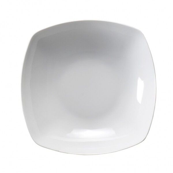 Piatto Fondo Quadro 20x20 cm Apulum - per ristoranti - Imballo 6 pz