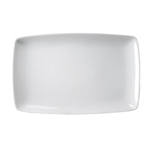 Piatto Rettangolare 28.5x18 cm per ristoranti. - Imballo 6 pz