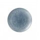 Piatto Piano Coupe 28.8 cm Studio Prints Raku Topaz Blue - Churchill per ristoranti - Imballo 12 pz