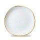 Piatto Piano Organico 21 cm Stonecast Barley White Churchill - per ristoranti - Imballo 12 pz
