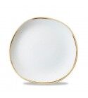 Piatto Piano Organico 21 cm Stonecast Barley White Churchill - per ristoranti - Imballo 12 pz