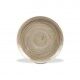 Piatto Piano Coupe Stonecast Patina Antique Taupe per ristorante - Imballo 12 pz