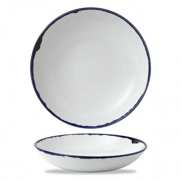 Piatto Fondo Coupe 24.8 cm Harvest Ink HVINEVB91 Dudson - per ristorazione - Imballo 12 pz
