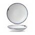 Piatto Fondo Coupe 24.8 cm Harvest Ink HVINEVB91 Dudson - per ristorazione - Imballo 12 pz