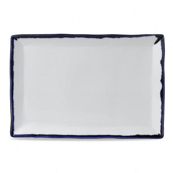 Piatto Rettangolare 34.5x23.3 cm Ink Harvest HVINDR341 per ristorazione - Imballo 6 pz