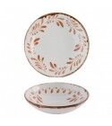 Piatto Fondo Coupe 24.8 cm Terracotta Harvest Mediterranean per ristoranti - Imballo 12 pz