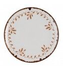 Piatto Piano Coupe Terracotta 26 cm Harvest Mediterranean per ristoranti - Imballo 12 pz