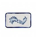 Piatto Rettangolare Organic 27x16 cm Harvest Mediterranean Blue - per ristoranti - Imballo 12 pz