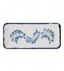 Piatto Rettangolare Organic 34.6x15x6 cm Blue Harvest Mediterranean - per ristoranti - Imballo 6 pz
