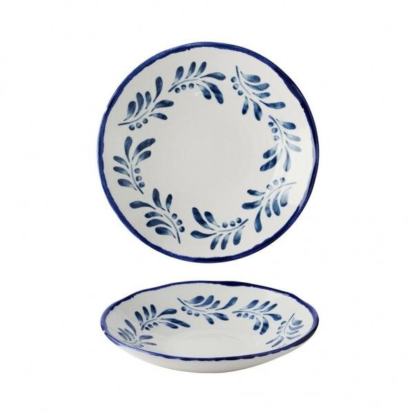 Piatto Fondo Coupe Organic 21 cm Harvest Mediterranean Blue - ristoranti - Imballo 12 pz