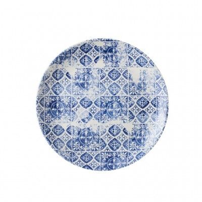 Piatto Piano Coupe 21.7 cm Porto Blue MCPBEVP81 Dudson - per hotel - Imballo 12 pz