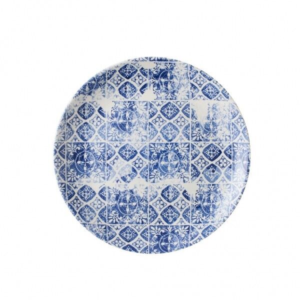 Piatto Piano Coupe 21.7 cm Porto Blue MCPBEVP81 Dudson - per hotel - Imballo 12 pz