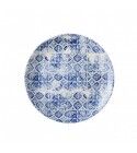 Piatto Piano Coupe 21.7 cm Porto Blue MCPBEVP81 Dudson - per hotel - Imballo 12 pz