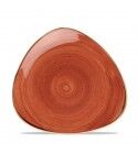 Piatto Triangolare 19.2 cm Stonecast Spiced Orange per ristoranti - Imballo 12 pz