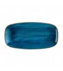 Piatto Rettangolare 29.8x15x3 cm Java Blue Stonecast Churchill - per ristoranti - Imballo 12 pz