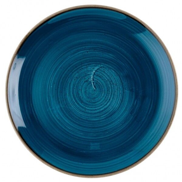 Piatto Piano Coupe Java Blue per ristoranti - Imballo 12 pz
