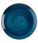Piatto Piano Coupe Java Blue per ristoranti - Imballo 12 pz