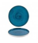 Piatto Piano Walled 21 cm Java Blue Stonecast - per hotel - Imballo 6 pz