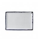 Piatto Rettangolare 28.7x19 cm Harvest Ink Dudson per ristoranti - Imballo 6 pz