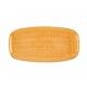 Piatto Rettangolare 29.8x15.3 cm Tangerine Stonecast per ristoranti - Imballo 12 pz