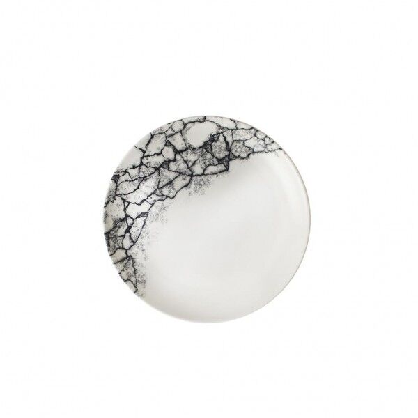 Piatto Piano 16.5 cm Studio Prints Kintsugi Accents Quartz Black per ristorazione - Imballo 12 pz