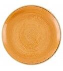 Piatto Coupe Tangerine Stonecast Churchill - per ristoranti - Imballo 12 pz