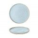 Piatto Piano Walled 26 cm Duck Egg Blue per ristoranti. - Imballo 6 pz