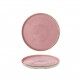 Piatto Piano Walled Stonecast Petal Pink per ristoranti - Imballo 6 pz