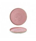 Piatto Piano Walled Stonecast Petal Pink per ristoranti - Imballo 6 pz