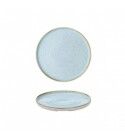 Piatto Piano Walled Stonecast Duck Egg Blue per ristoranti - Imballo 6 pz