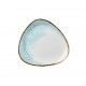 Piatto Triangolare 19.2 cm Aquamarine Studio Prints Homespun Accents - per hotel - Imballo 12 pz