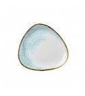 Piatto Triangolare 19.2 cm Aquamarine Studio Prints Homespun Accents - per hotel - Imballo 12 pz